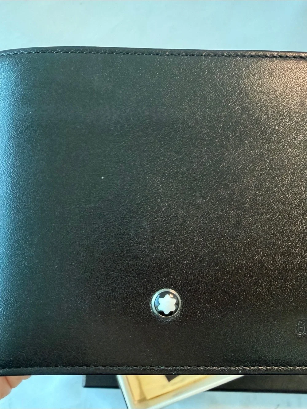 Montblanc Black Leather MEISTERSTÜCK WALLET 12CC